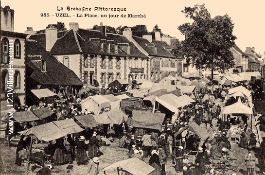 Carte postale de Uzel