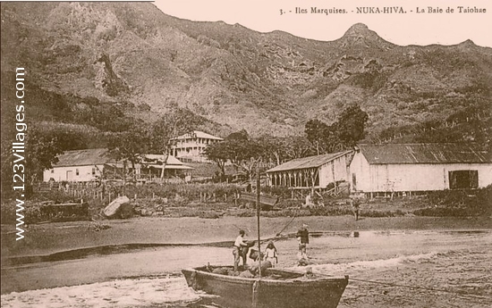 Carte postale de Nuku Hiva