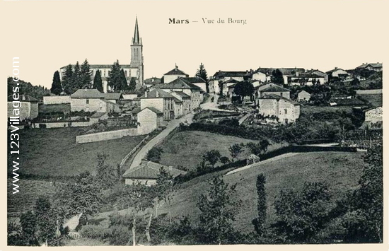 Carte postale de Mars