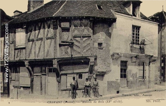 Carte postale de Cravant