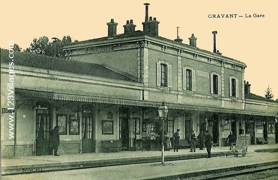 Carte postale de Cravant