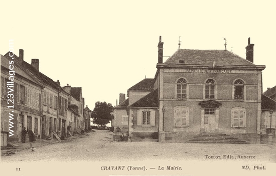 Carte postale de Cravant