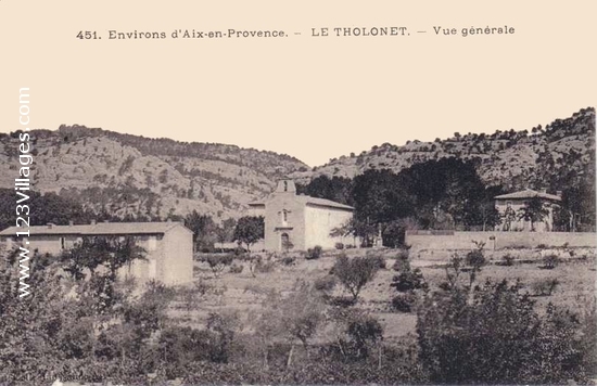 Carte postale de Tholonet