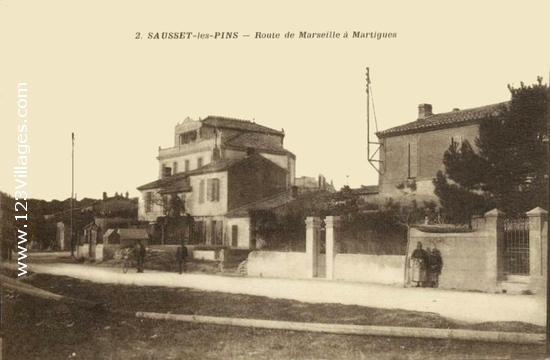 Carte postale de Sausset-les-Pins