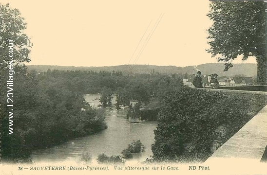 Carte postale de Sauveterre