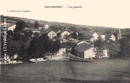 Carte postale de Géovreisset