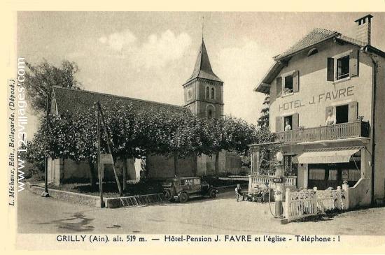 Carte postale de Grilly