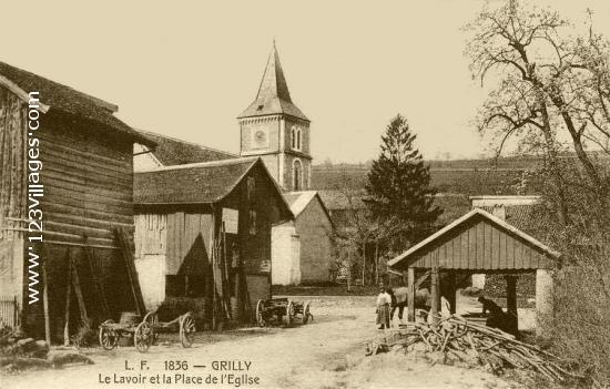 Carte postale de Grilly