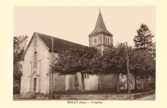 Carte postale de Grilly