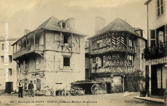 Carte postale de Châteldon