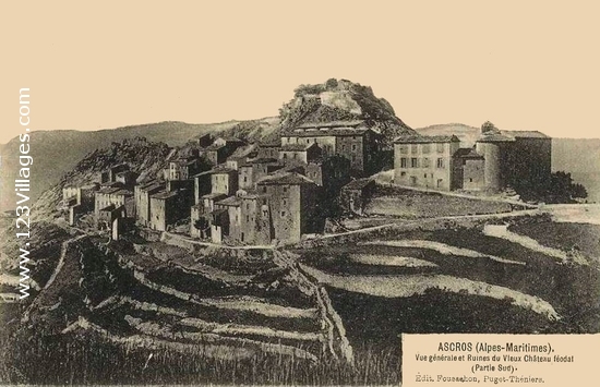 Carte postale de Ascros