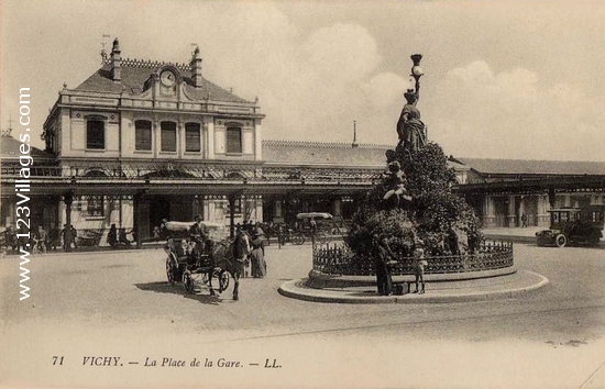 Carte postale de Vichy