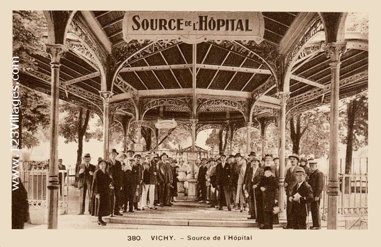 Carte postale de Vichy