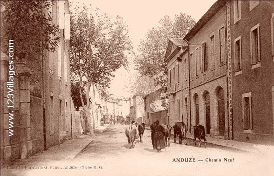 Carte postale de Anduze