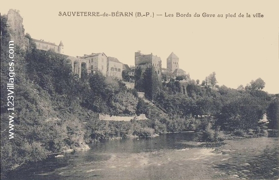 Carte postale de Sauveterre-de-Béarn