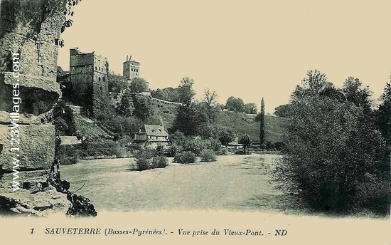 Carte postale de Sauveterre-de-Béarn