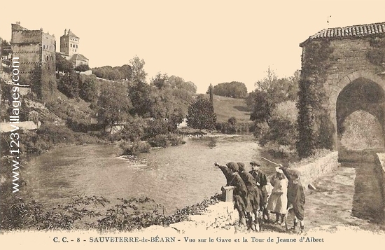 Carte postale de Sauveterre-de-Béarn