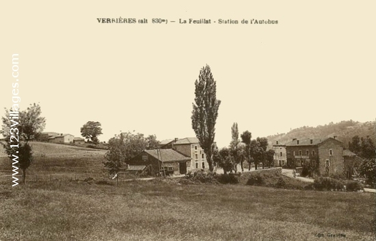 Carte postale de Verrières-en-Forez