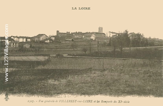 Carte postale de Villerest