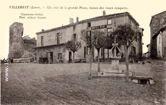 Carte postale de Villerest