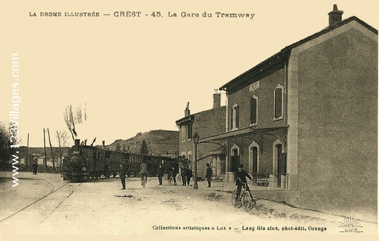 Carte postale de Crest