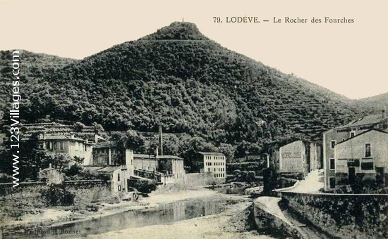 Carte postale de Lodève