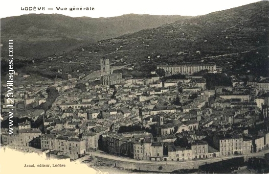 Carte postale de Lodève