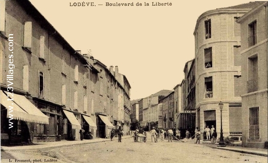 Carte postale de Lodève