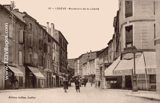 Carte postale de Lodève