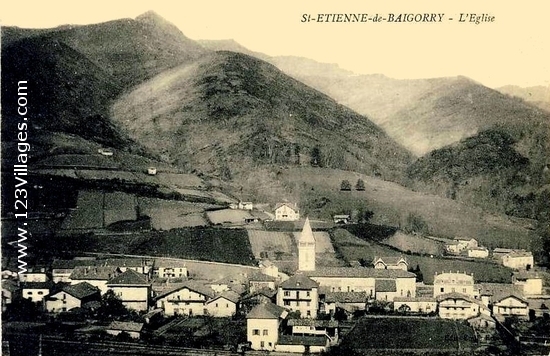 Carte postale de Saint-Étienne-de-Baïgorry