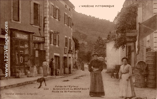 Carte postale de Saint-Sauveur-de-Montagut