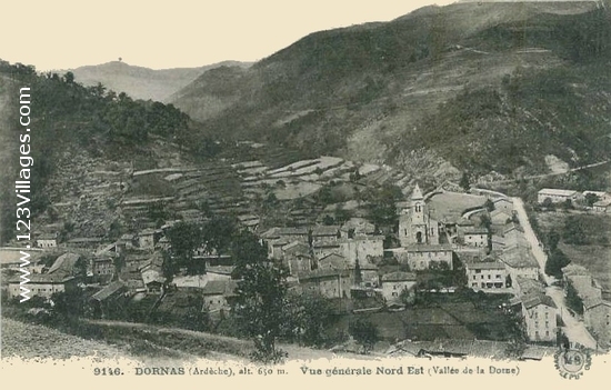 Carte postale de Dornas