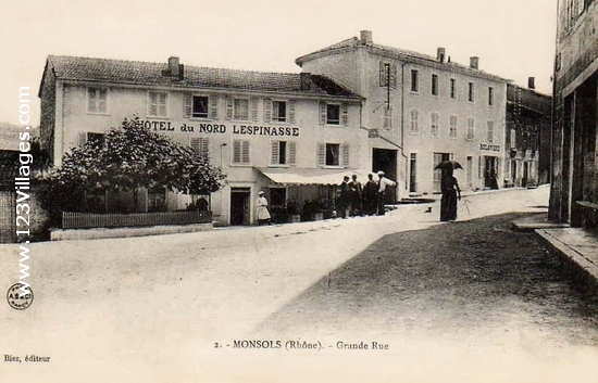 Carte postale de Monsols