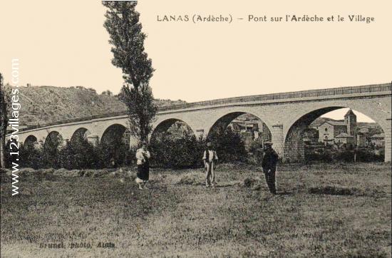 Carte postale de Lanas