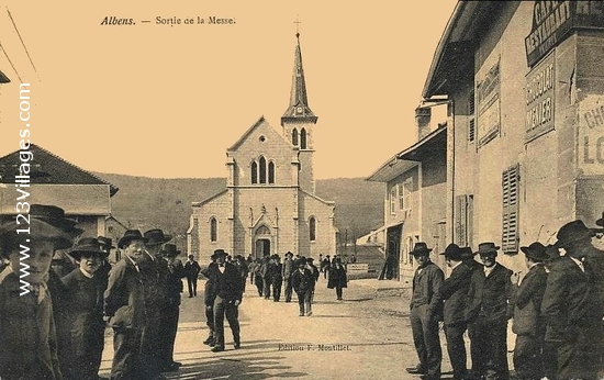 Carte postale de Albens