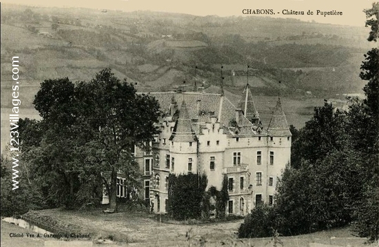 Carte postale de Châbons