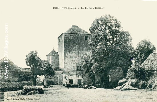 Carte postale de Charette