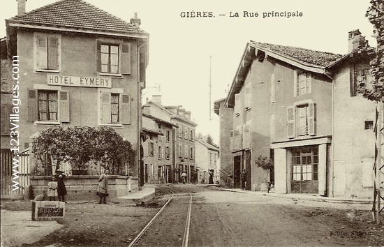 Carte postale de Gières