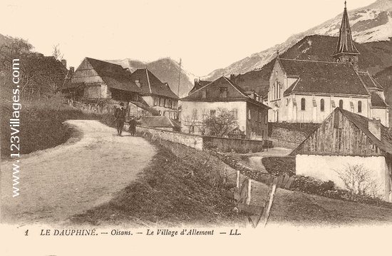 Carte postale de Allemond