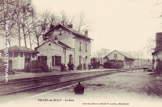 Carte postale de Vallon-en-Sully