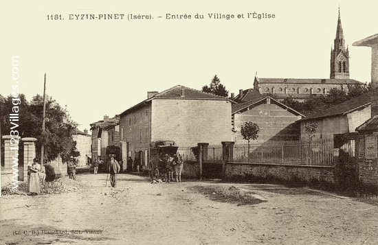 Carte postale de Eyzin-Pinet