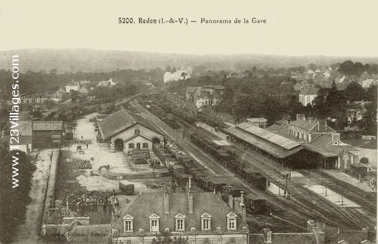 Carte postale de Redon