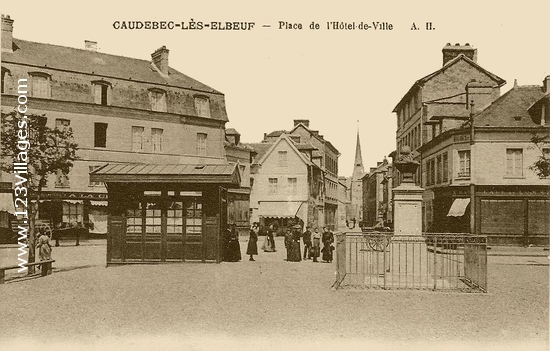 Carte postale de Caudebec-lès-Elbeuf