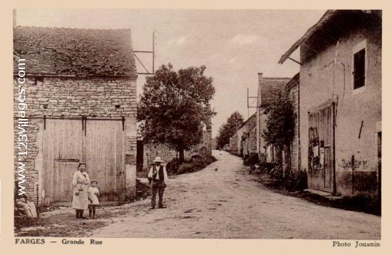 Carte postale de Farges