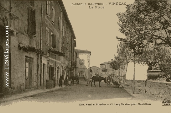 Carte postale de Vinezac