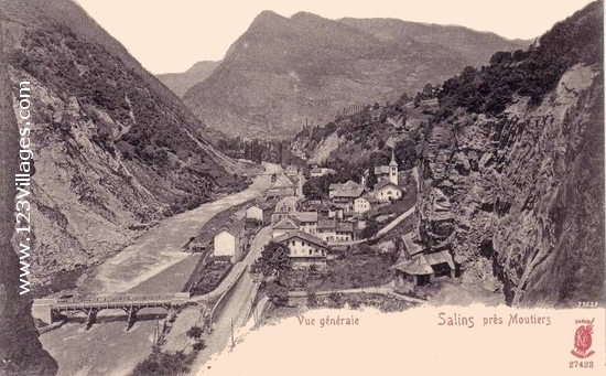 Carte postale de Salins-les-Thermes