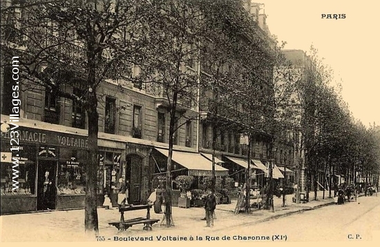 Carte postale de Paris 11ème arrondissement 