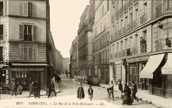 Carte postale de Paris 11ème arrondissement 