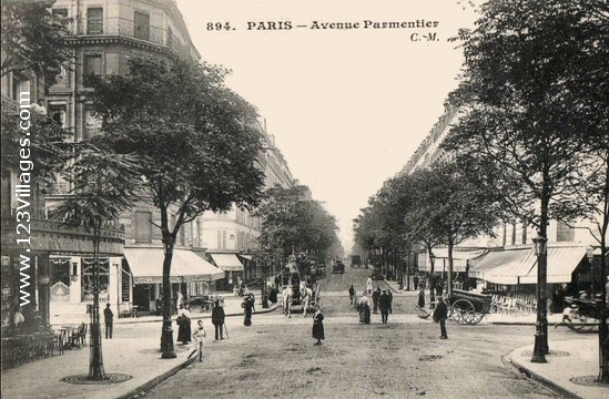 Carte postale de Paris 11ème arrondissement 