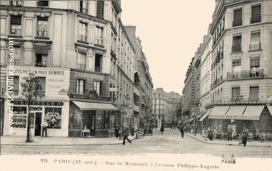 Carte postale de Paris 11ème arrondissement 